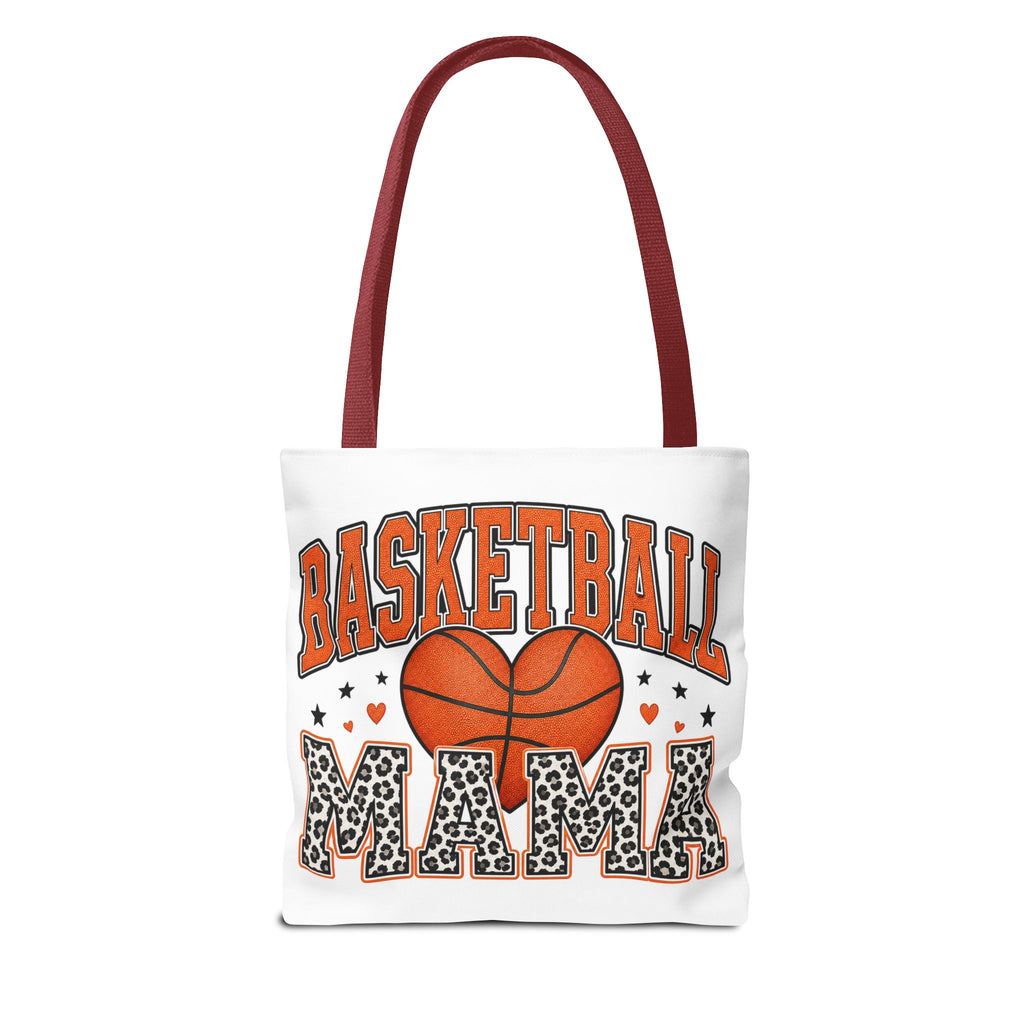 Basketball Mama Tote Bag — Leopard Print Sports Mom Gift