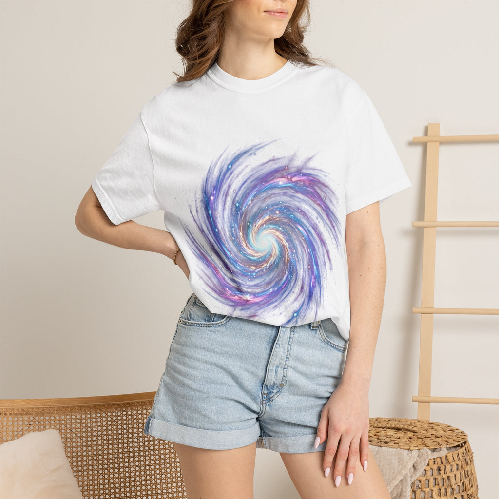 Galaxy Swirl T-Shirt — Spiral Nebula Cosmic Tee