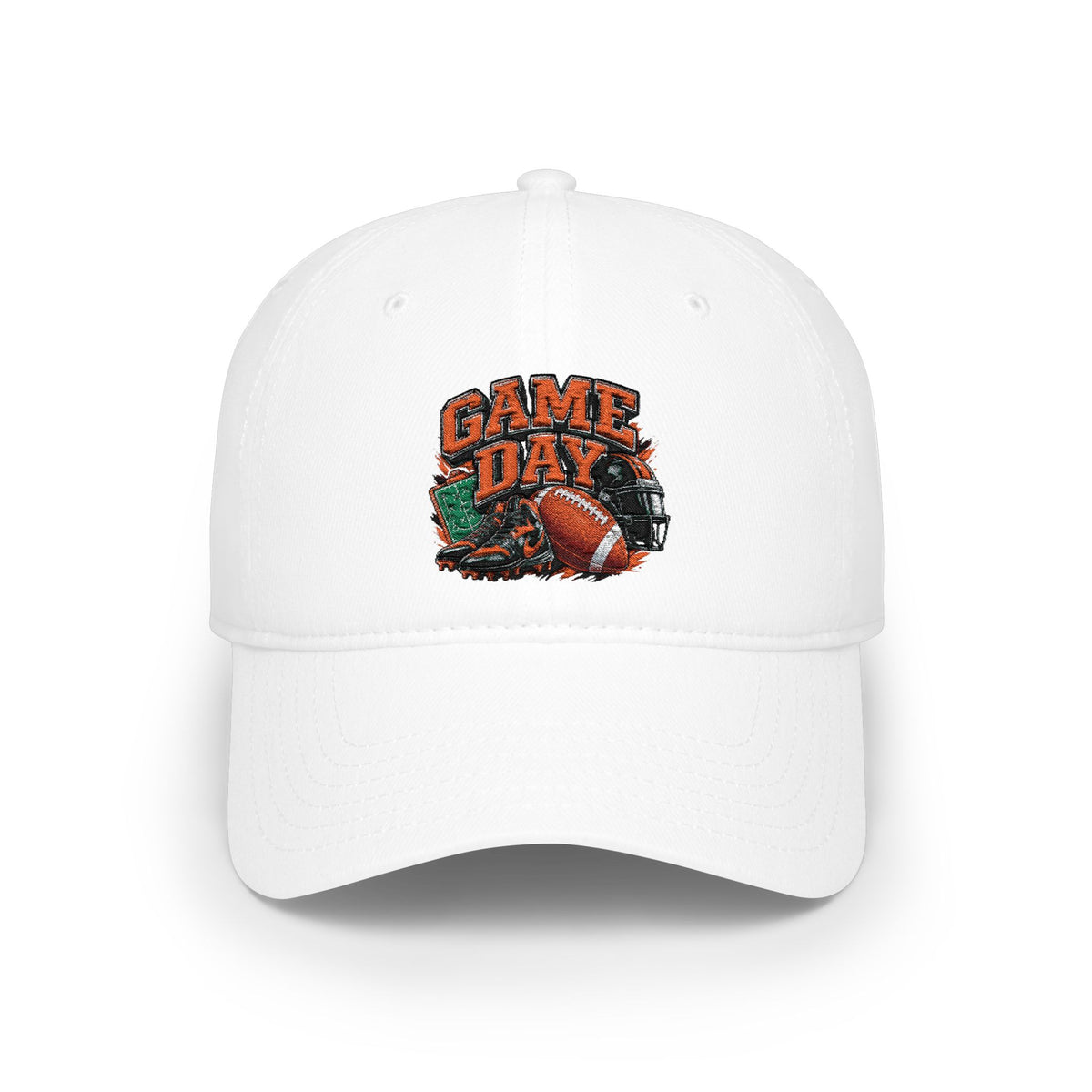 Game Day Football Cap — Low Profile Dad Hat for Tailgating & Fans