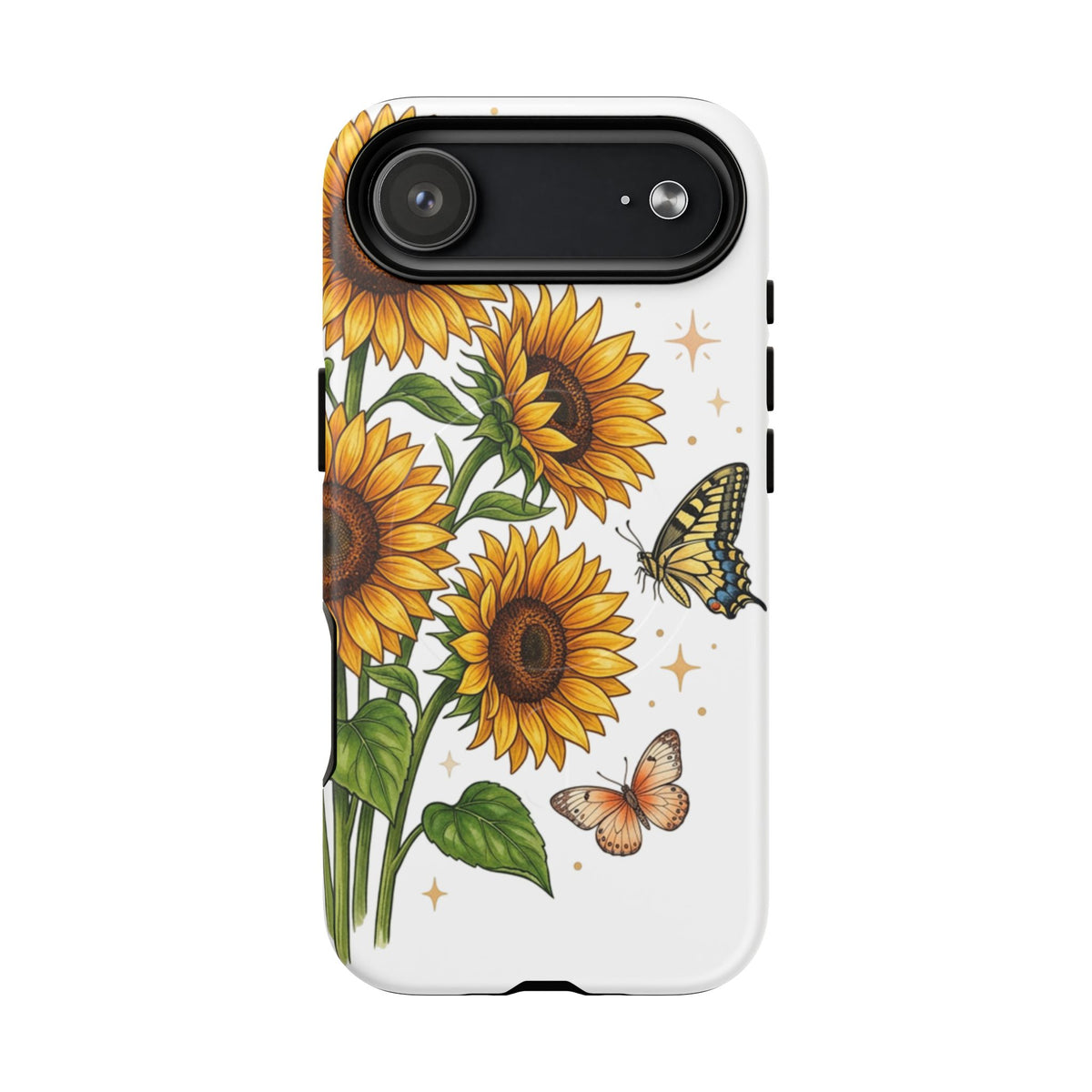 Sunflower & Butterflies Tough Magnetic Phone Case