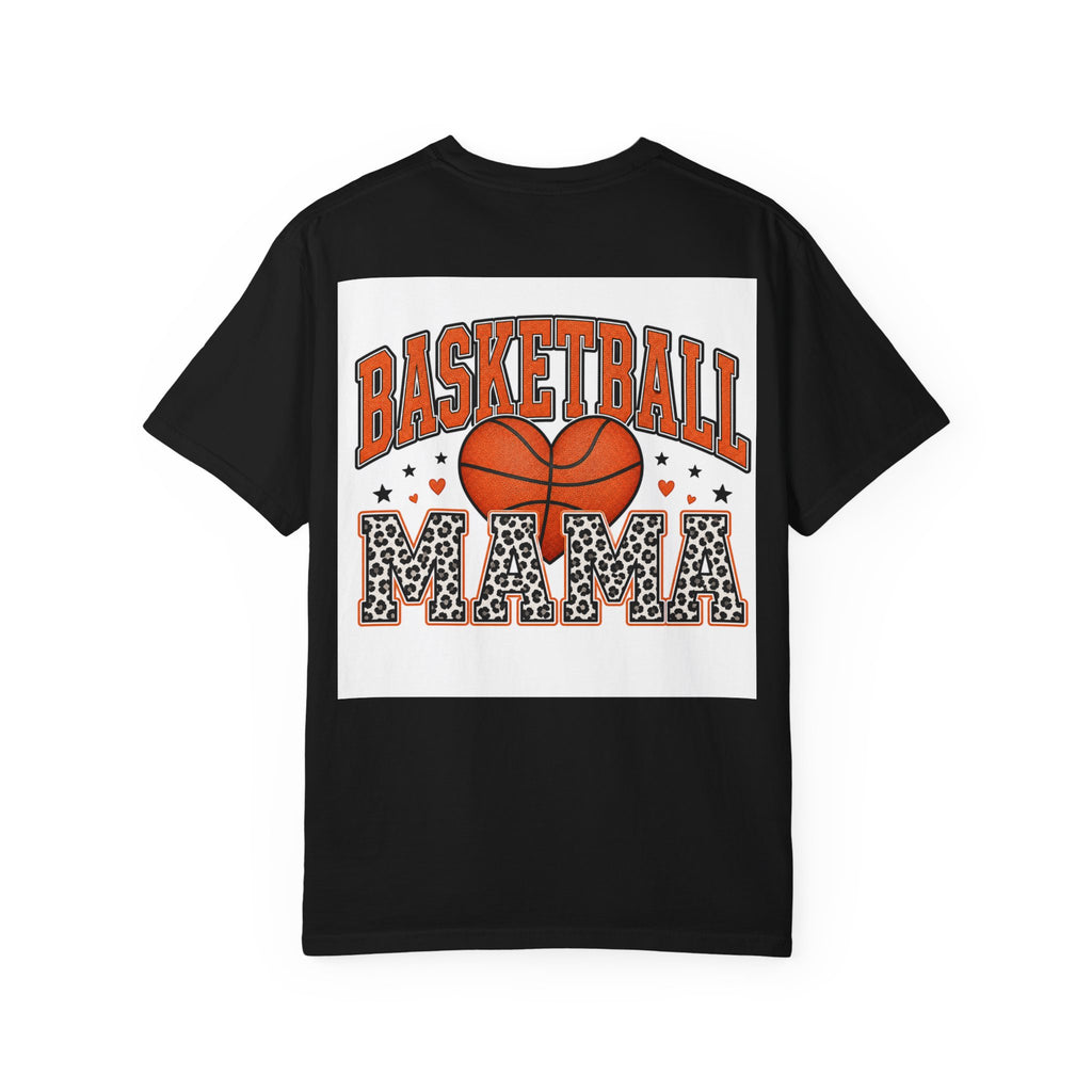Basketball Mama T-Shirt — Leopard Print Sports Mom Tee