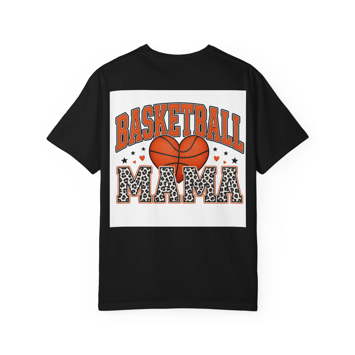 Basketball Mama T-Shirt — Leopard Print Sports Mom Tee