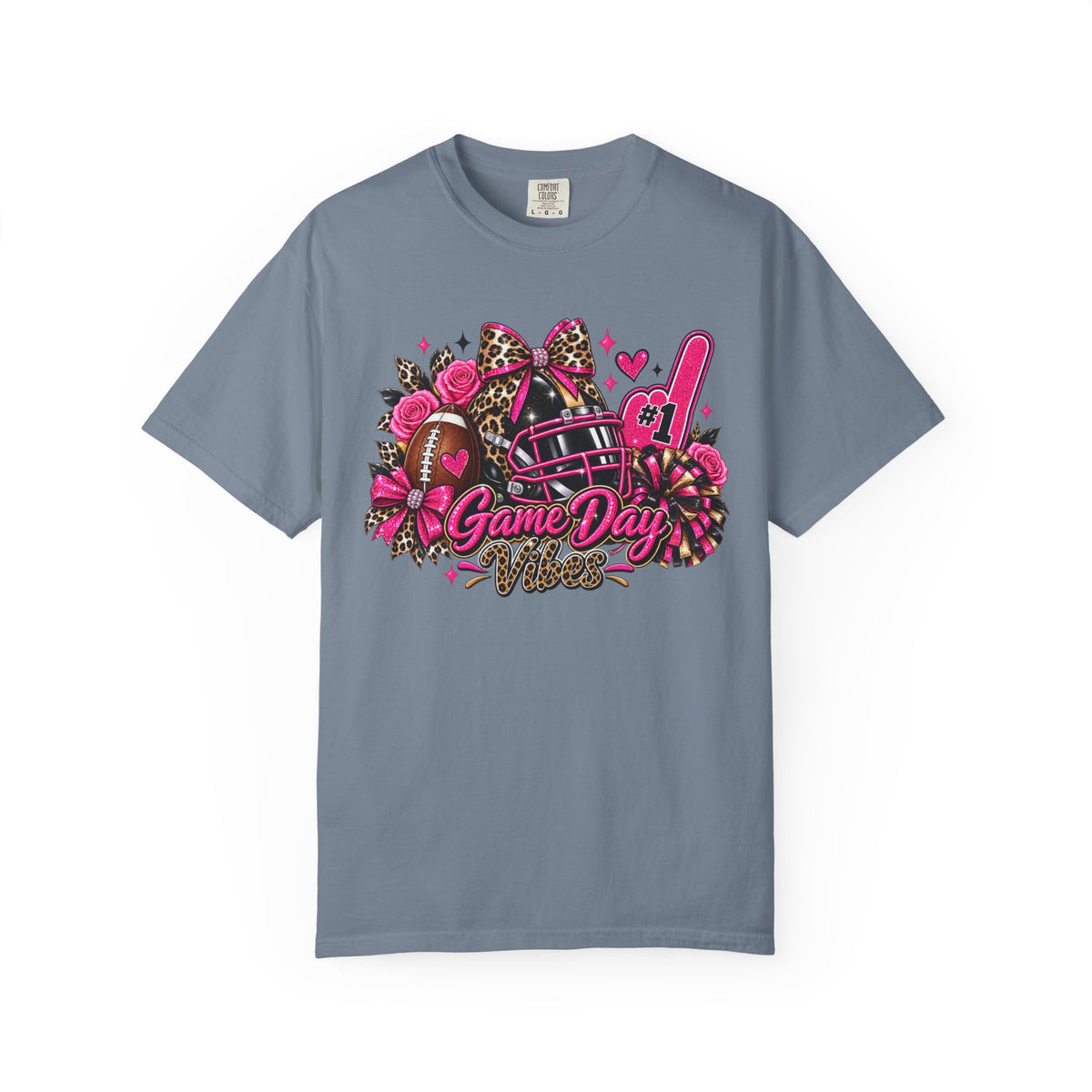 Game Day Pink Football T-Shirt