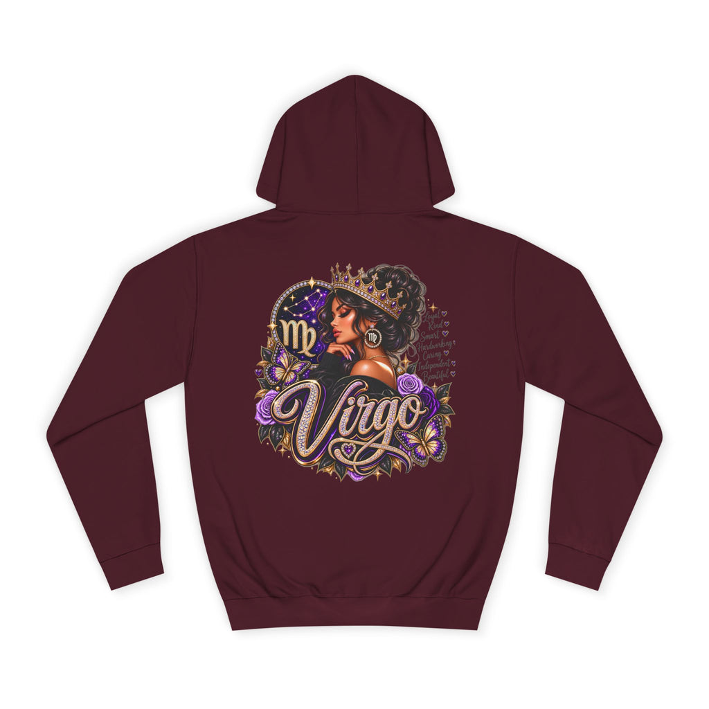 Virgo Zodiac College Hoodie – Astrology Graphic Campus Pullover