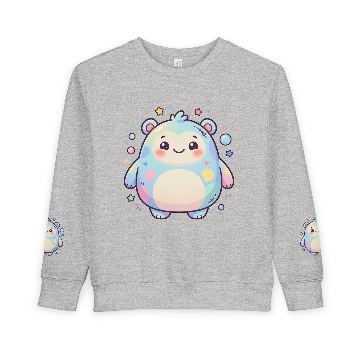 Kawaii Pastel Hedgehog Toddler Sweatshirt