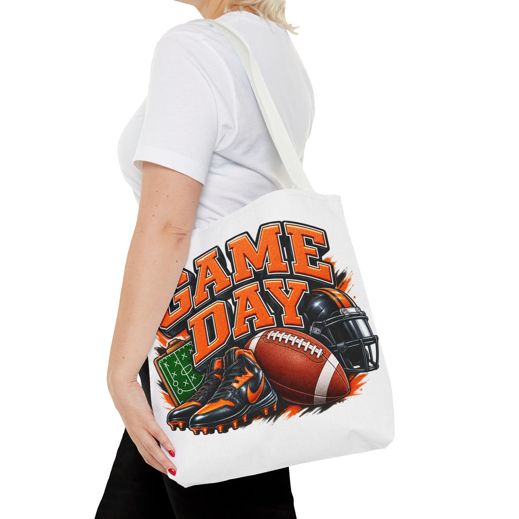Game Day Football Tote Bag — Cheer Squad Fan Gear