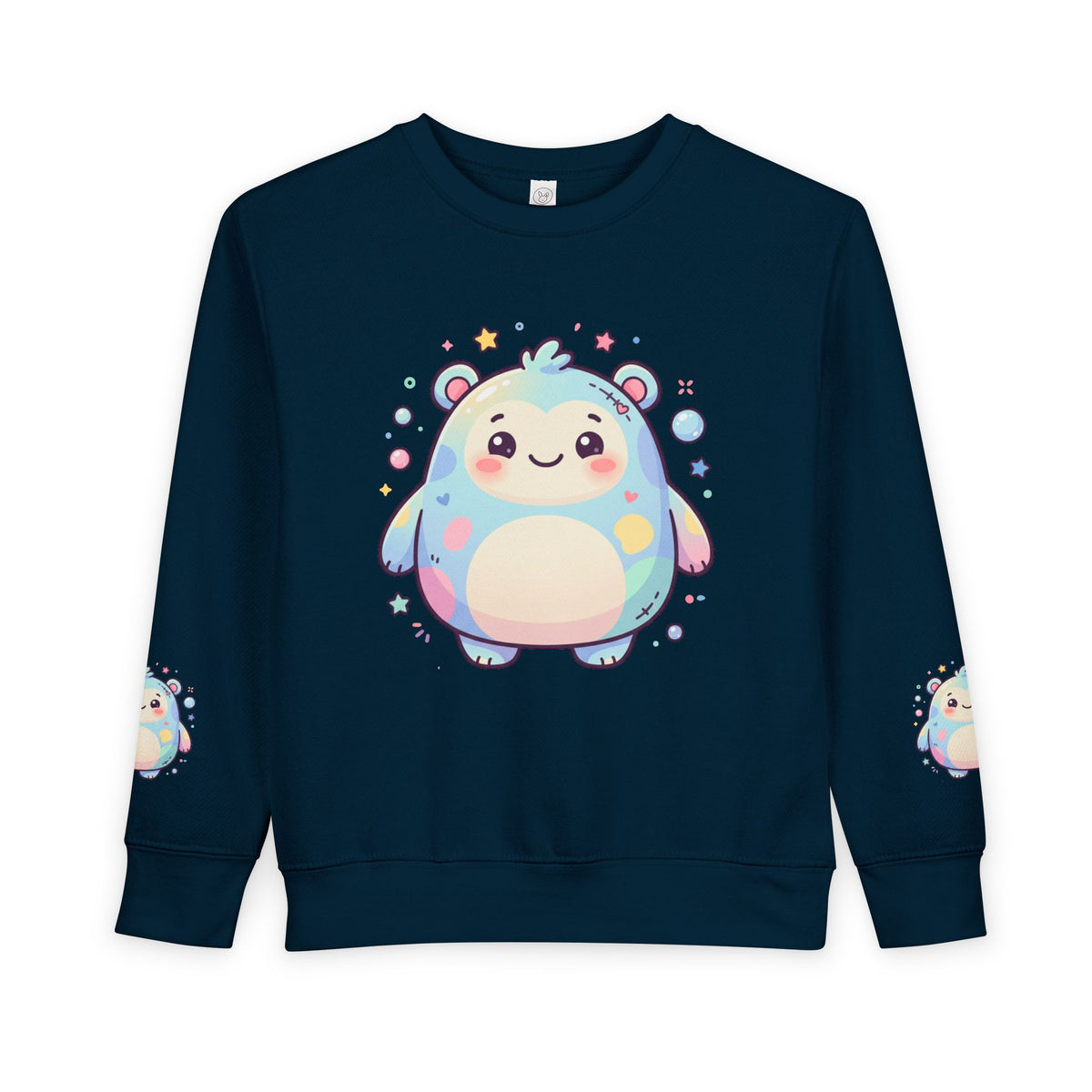 Kawaii Pastel Hedgehog Toddler Sweatshirt