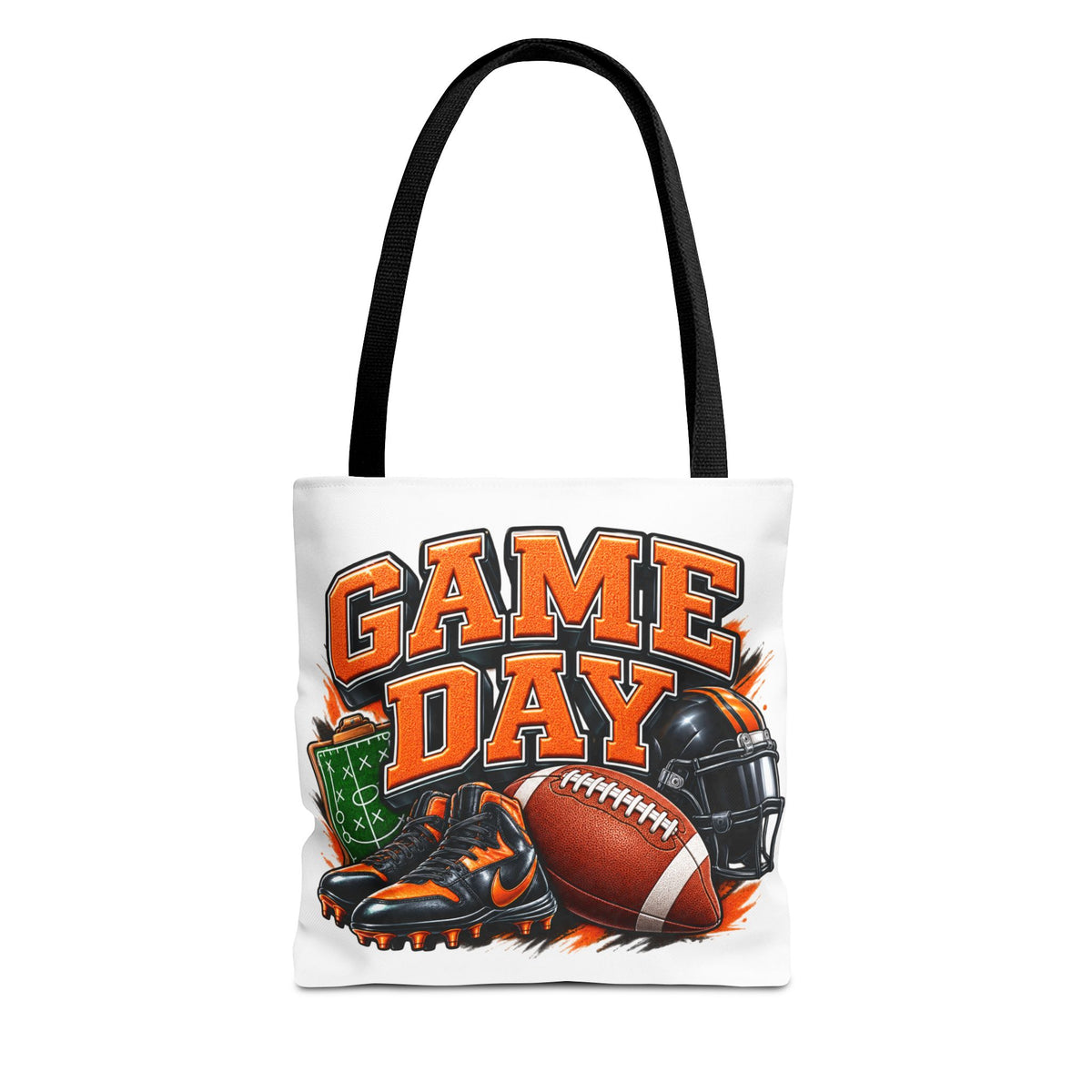 Game Day Football Tote Bag — Cheer Squad Fan Gear