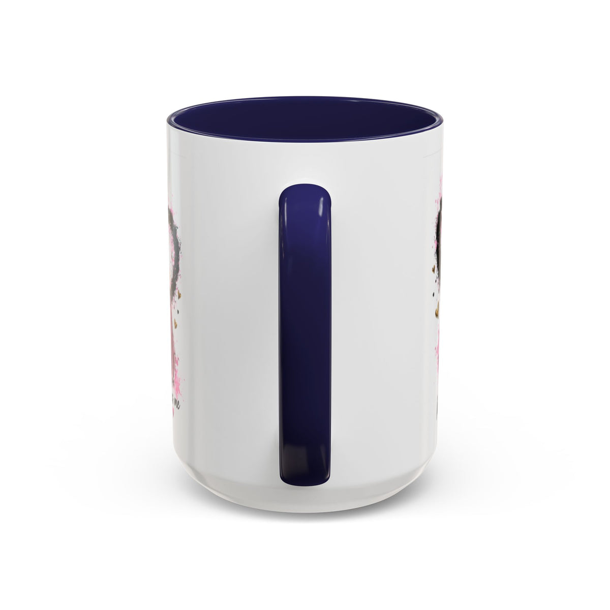 Accent Coffee Mug — "I Am The Prize" Floral Heart Design (11/15oz)