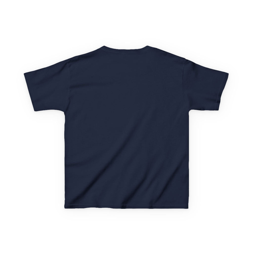 Kids Tee — Halloween Black Cat with Witch Hat & Pumpkins