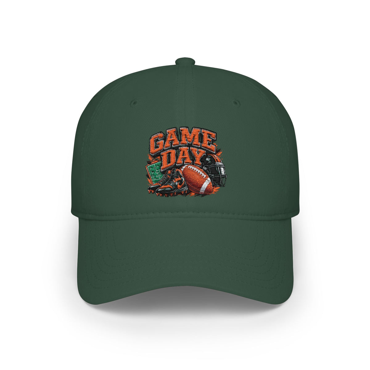 Game Day Football Cap — Low Profile Dad Hat for Tailgating & Fans