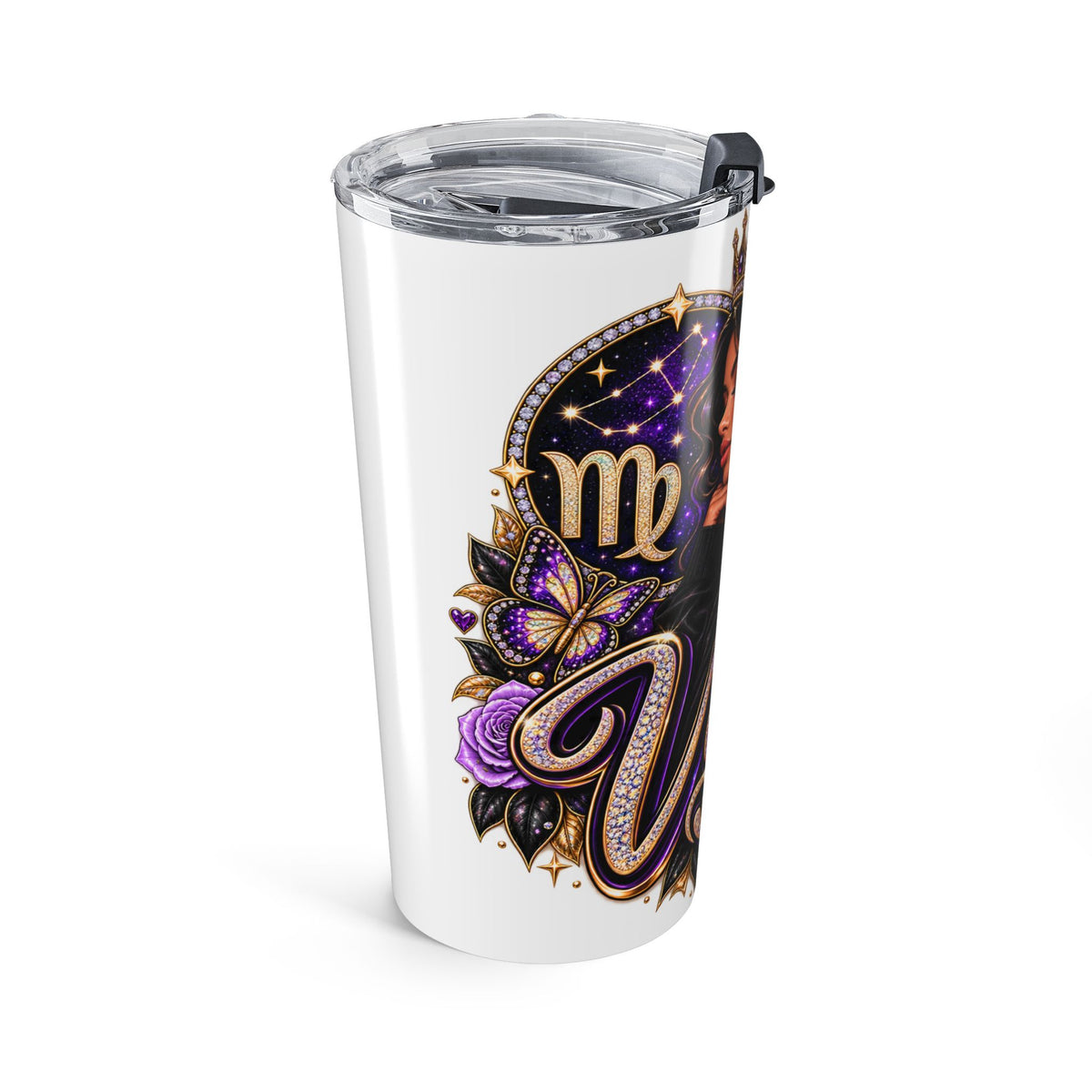 Virgo Queen 20oz Tumbler — Zodiac Astrology Stainless Travel Mug