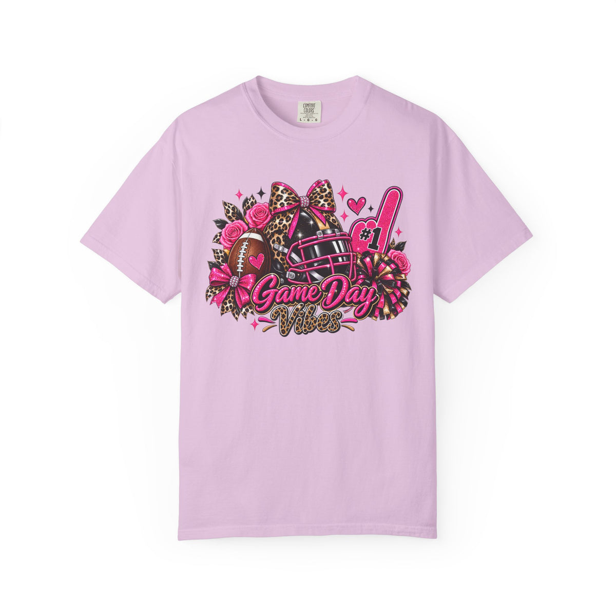 Game Day Pink Football T-Shirt