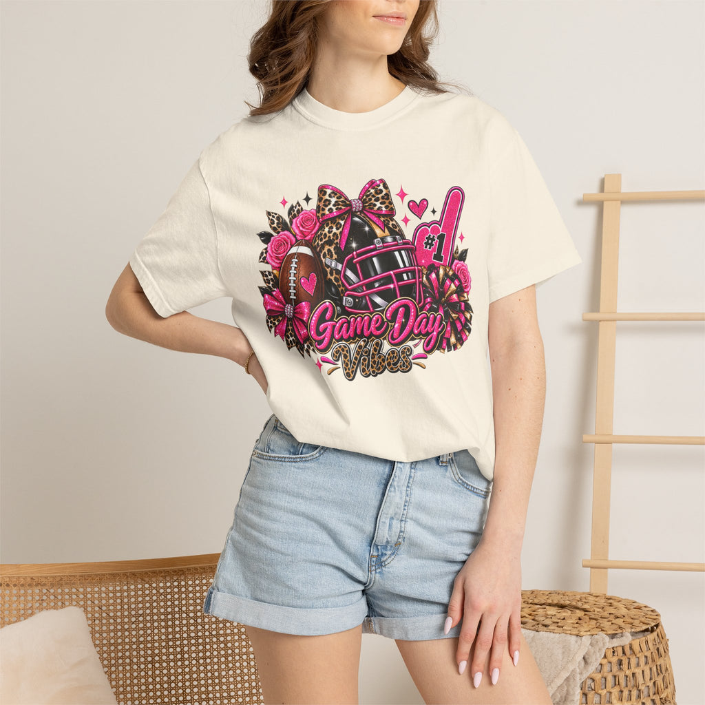 Game Day Pink Football T-Shirt