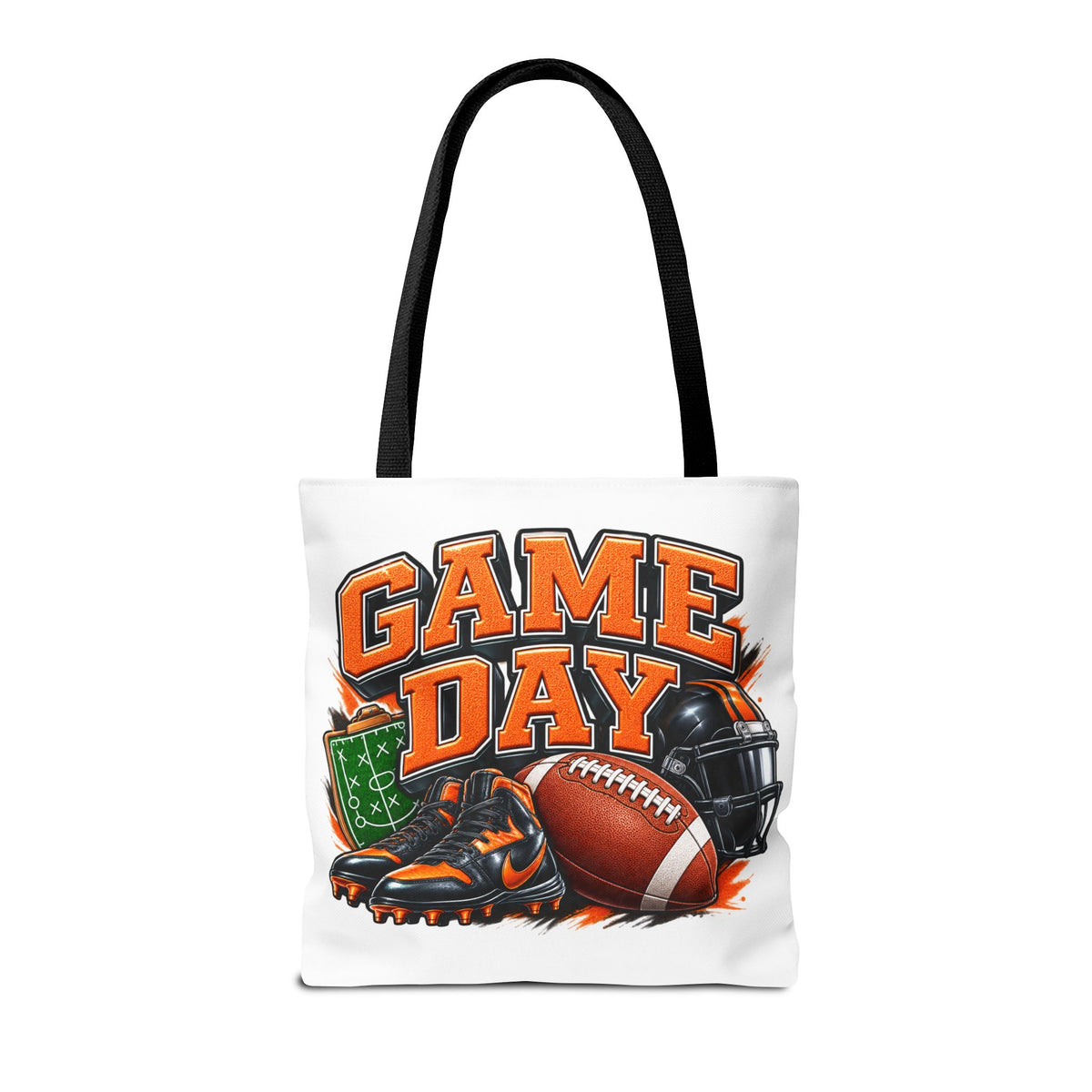 Game Day Football Tote Bag — Cheer Squad Fan Gear