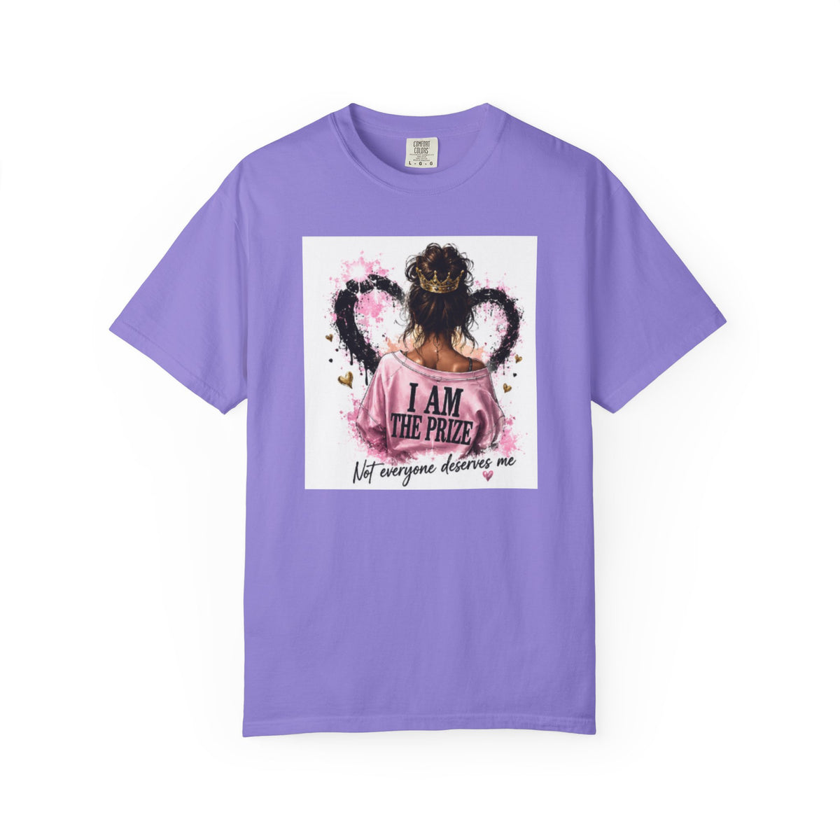 I Am The Prize T-Shirt — Self-Love Graphic Tee with Angel Wings