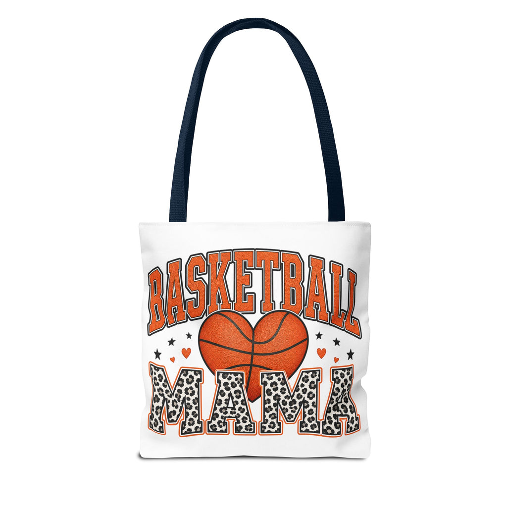Basketball Mama Tote Bag — Leopard Print Sports Mom Gift