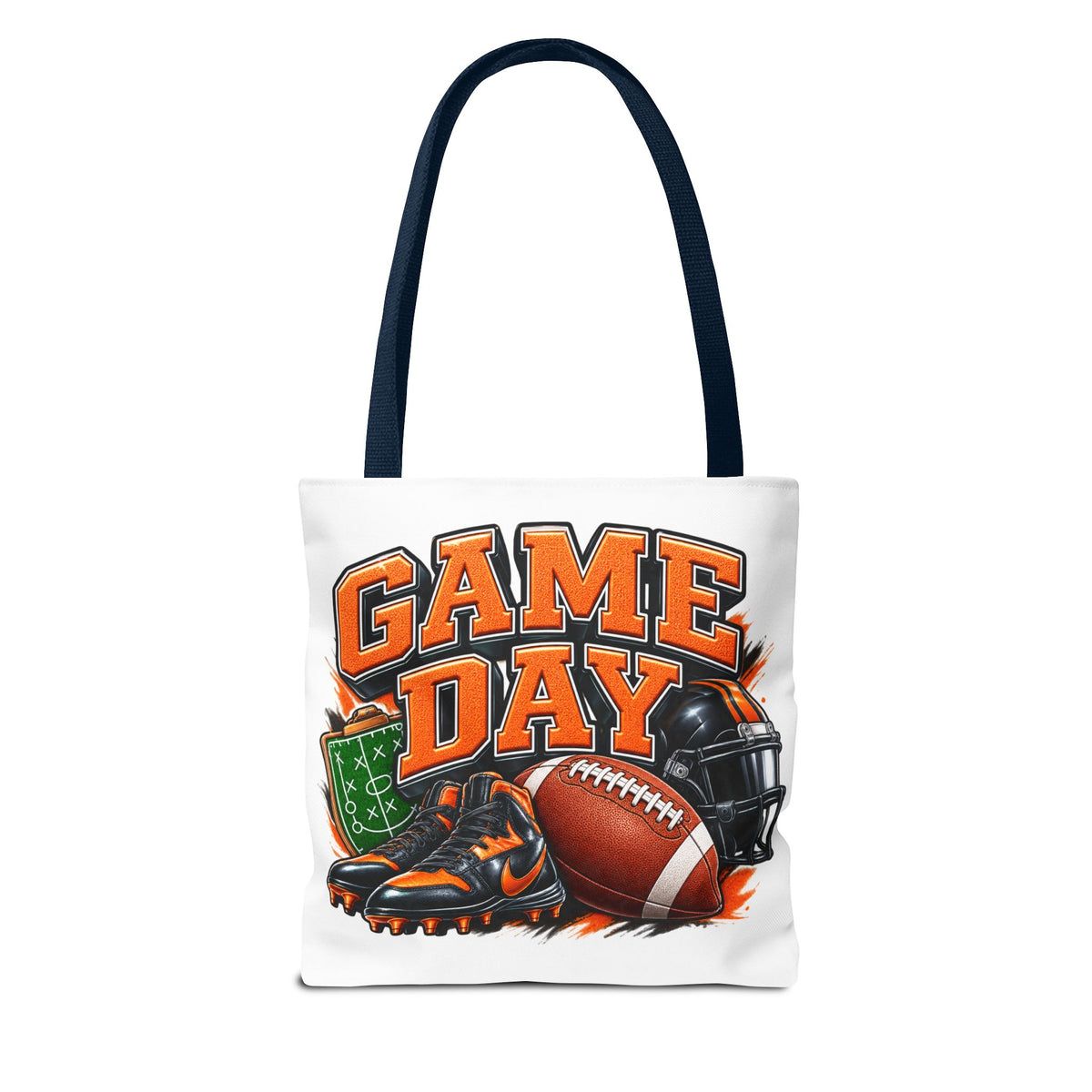 Game Day Football Tote Bag — Cheer Squad Fan Gear