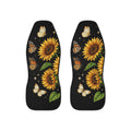 Sunflower & Butterfly Car Seat Covers — Floral Automotive Seat Protector