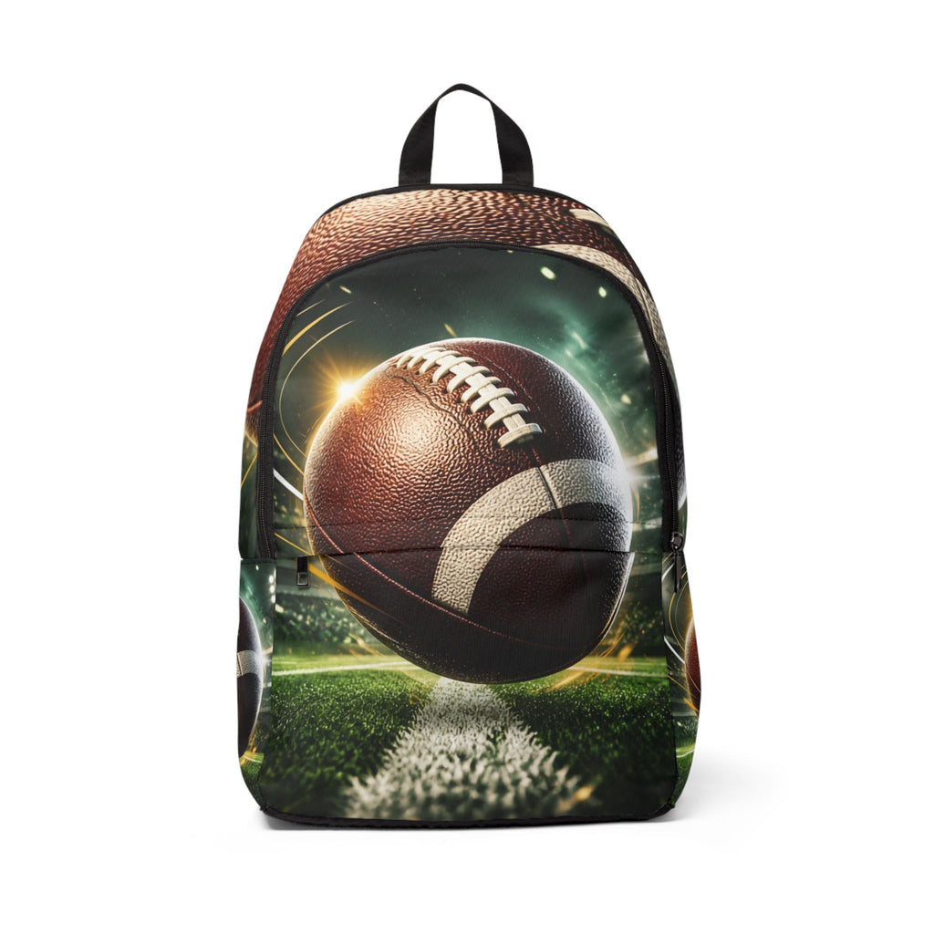 Football Field Backpack – 3D Touchdown Football School & Game Day Bag
