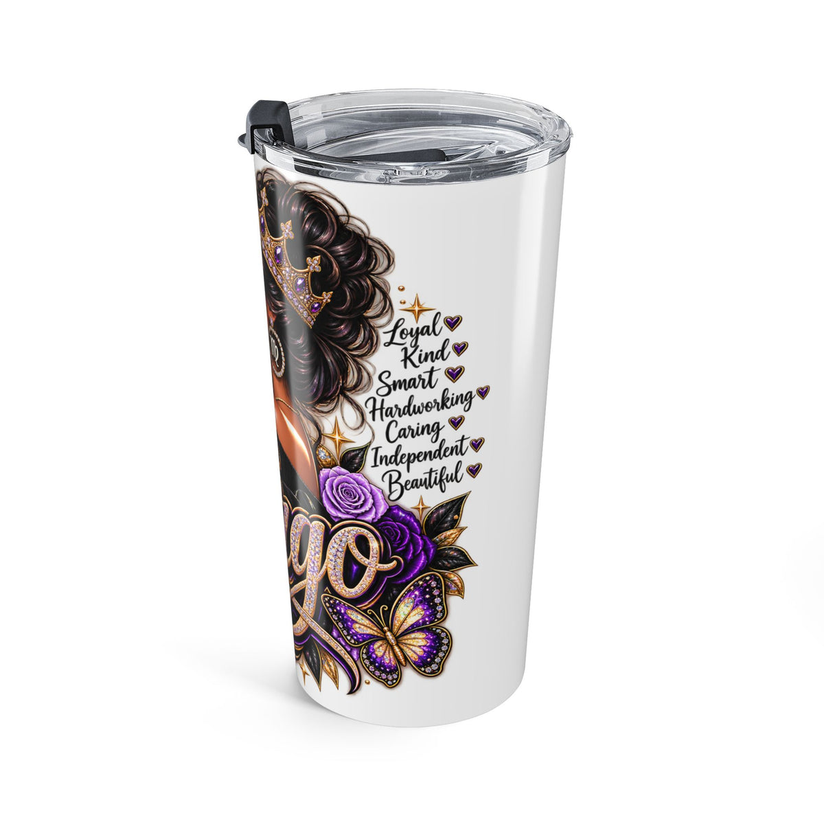 Virgo Queen 20oz Tumbler — Zodiac Astrology Stainless Travel Mug