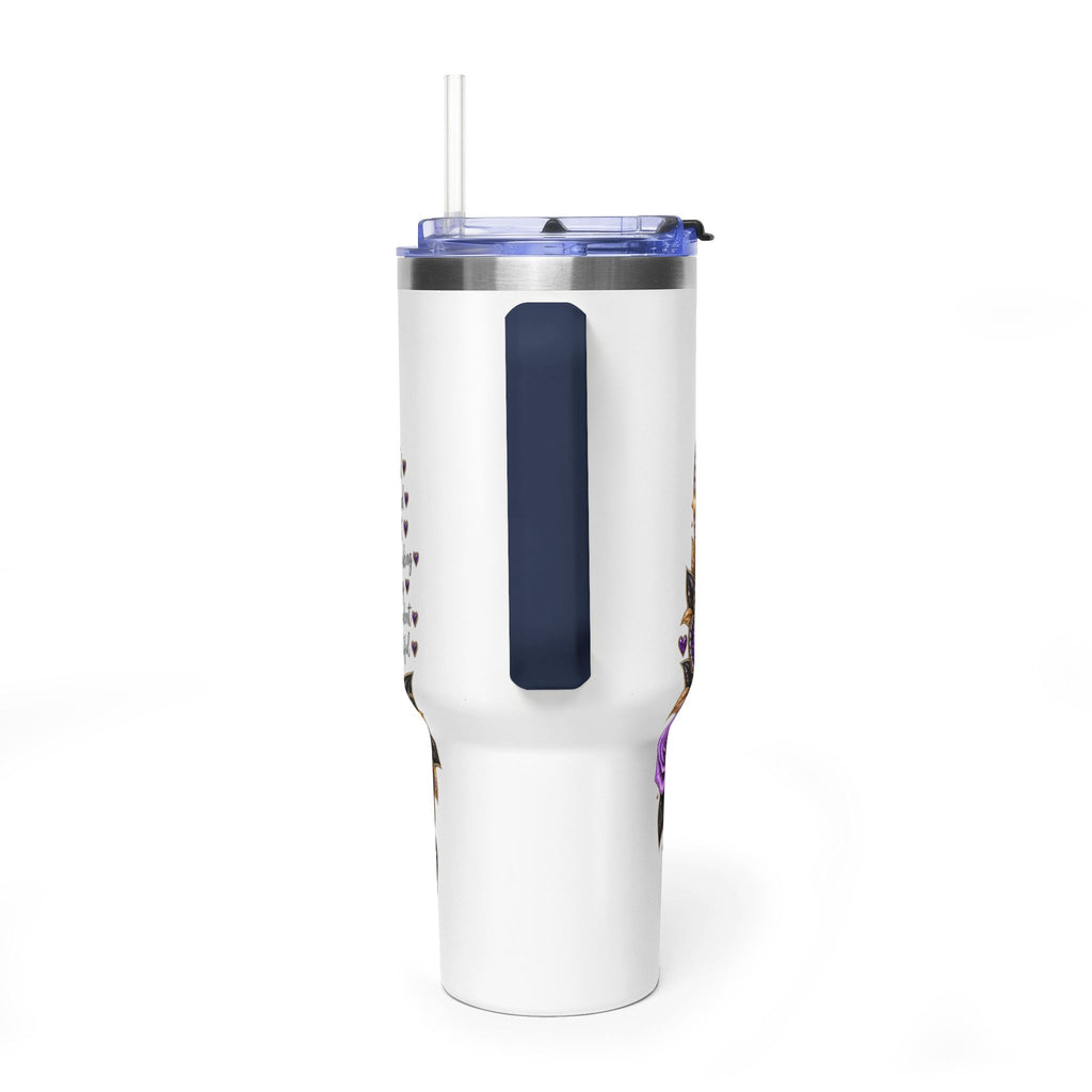 Virgo Zodiac 40oz Thermal Tumbler - Queen Virgo Astrology Travel Mug