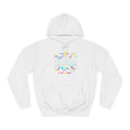 College Hoodie — Colorful Confetti Campus Crewneck