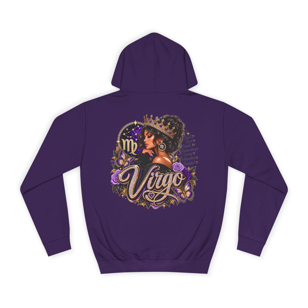 Virgo Zodiac College Hoodie – Astrology Graphic Campus Pullover