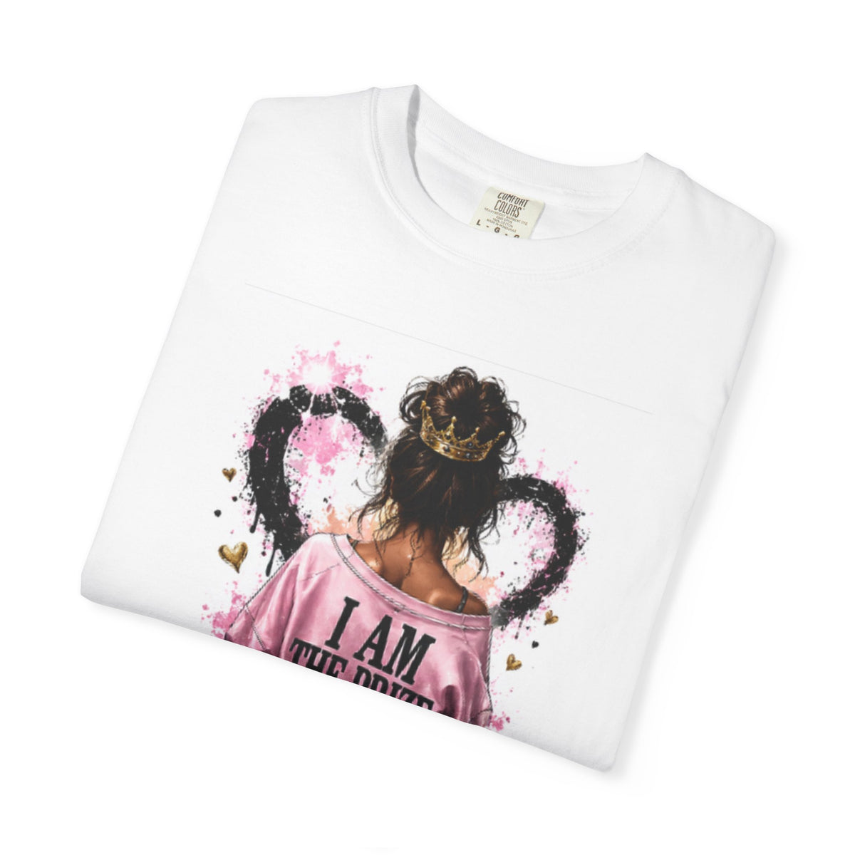I Am The Prize T-Shirt — Self-Love Graphic Tee with Angel Wings
