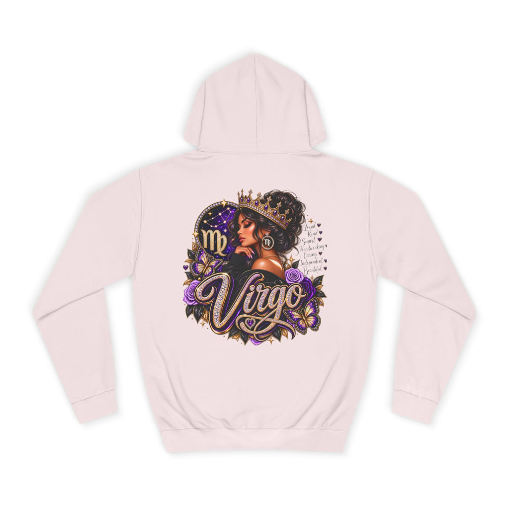 Virgo Zodiac College Hoodie – Astrology Graphic Campus Pullover