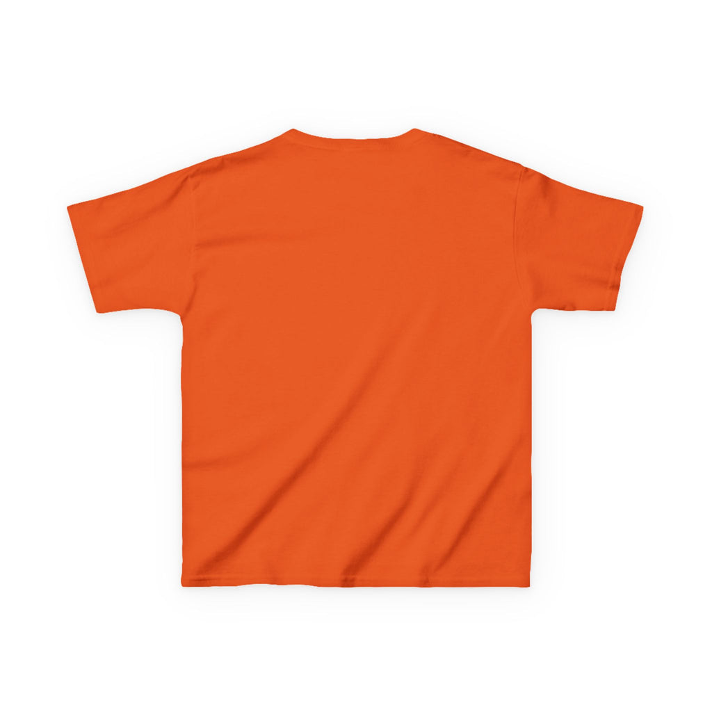 Kids Tee — Halloween Black Cat with Witch Hat & Pumpkins