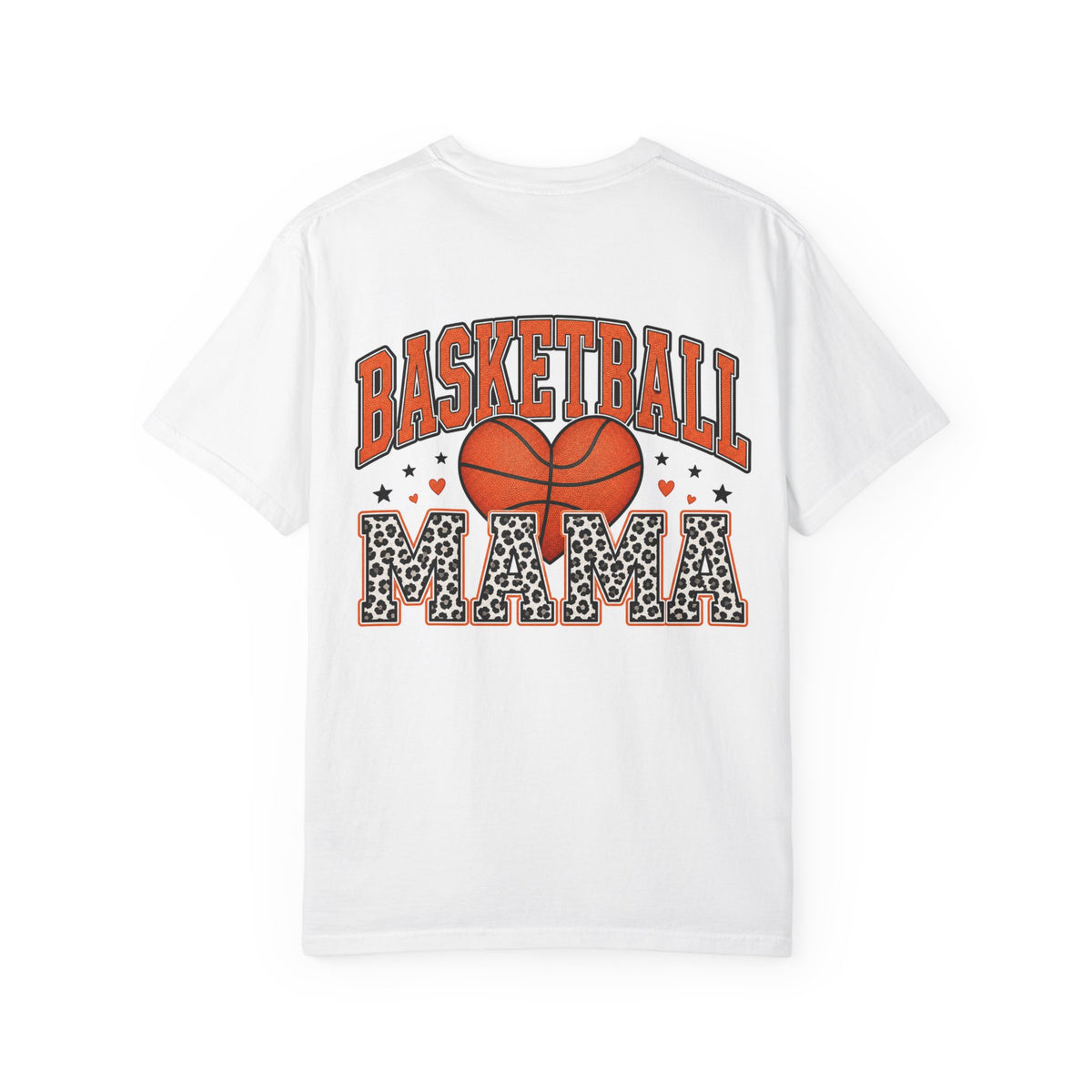 Basketball Mama T-Shirt — Leopard Print Sports Mom Tee