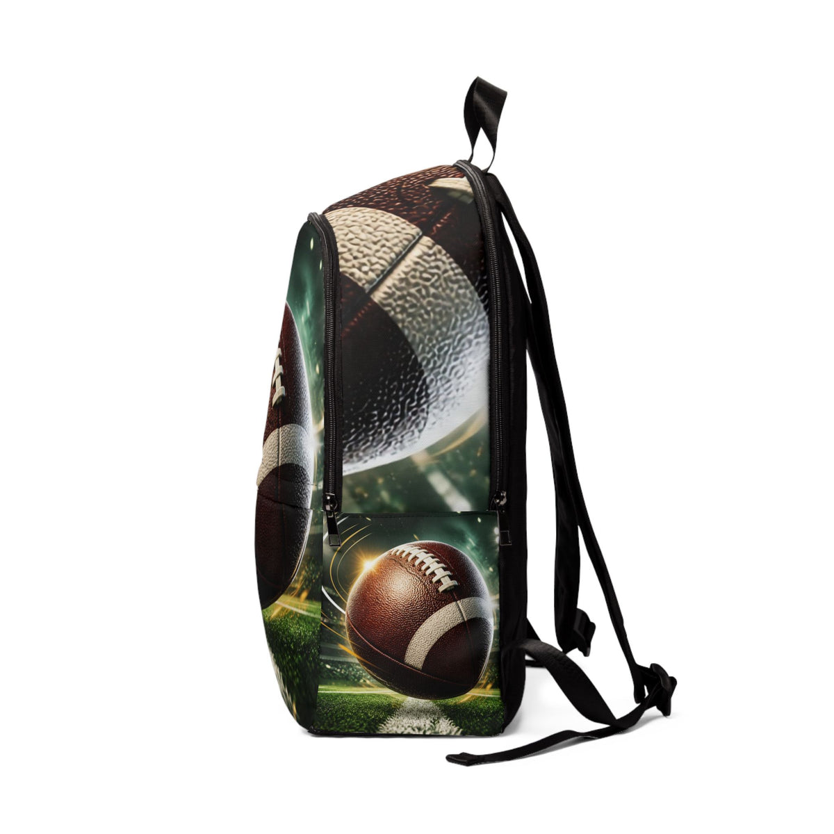 Football Field Backpack – 3D Touchdown Football School & Game Day Bag