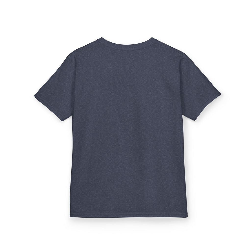 Kids Tee — Halloween Black Cat with Witch Hat & Pumpkins