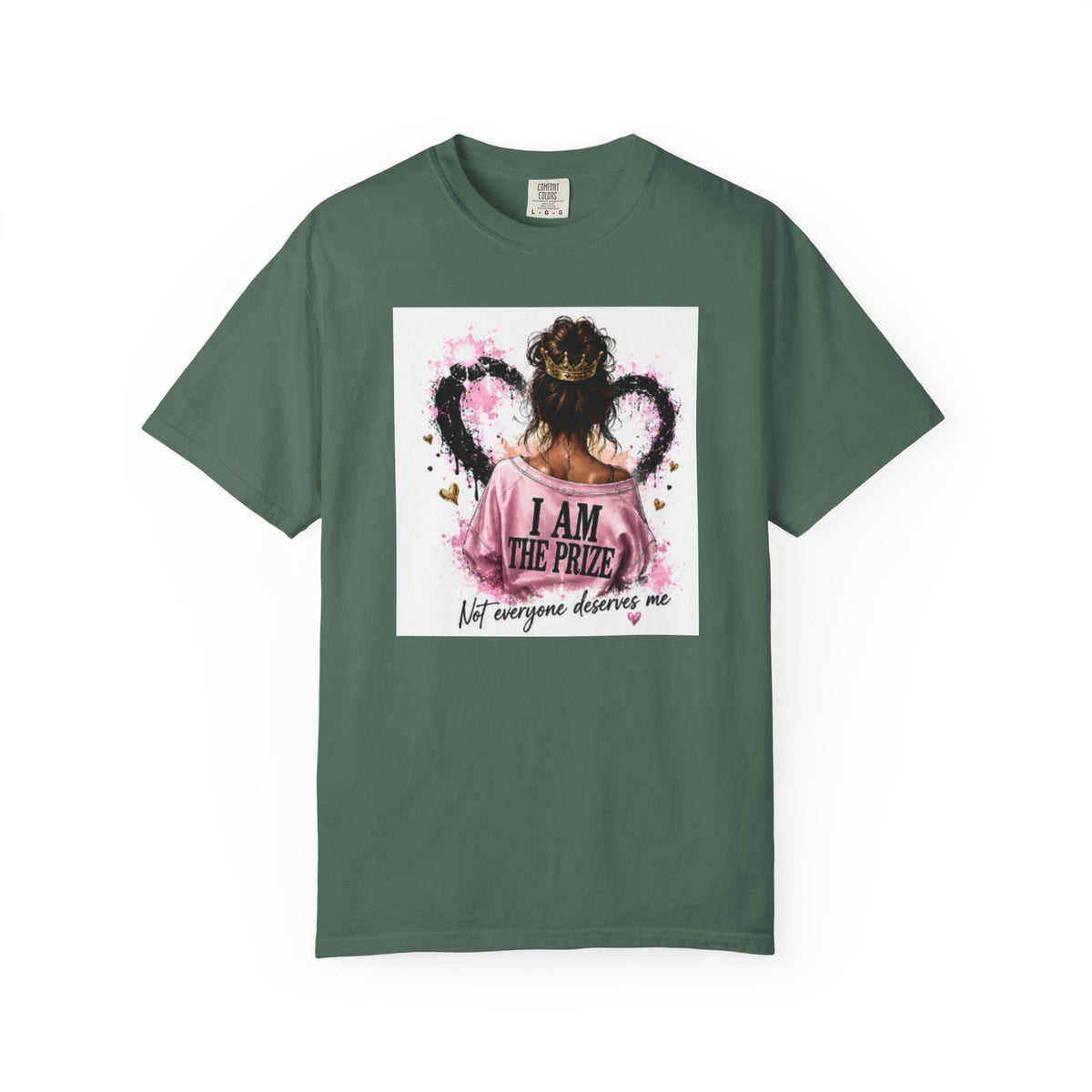 I Am The Prize T-Shirt — Self-Love Graphic Tee with Angel Wings