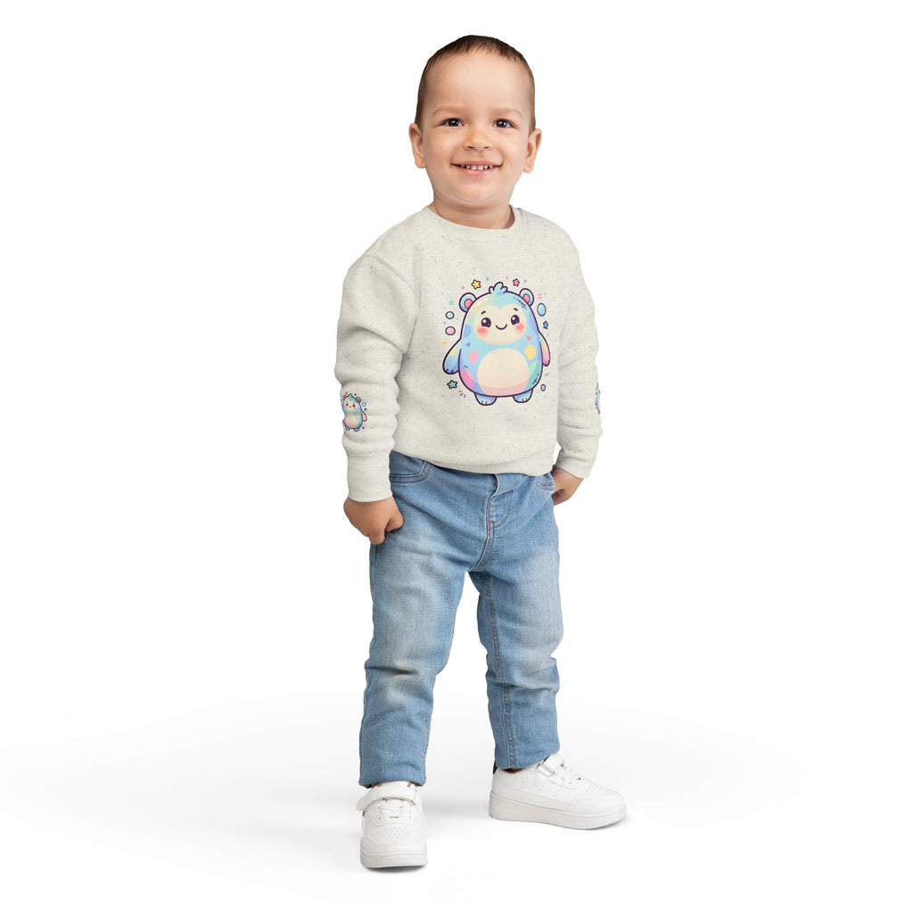 Kawaii Pastel Hedgehog Toddler Sweatshirt