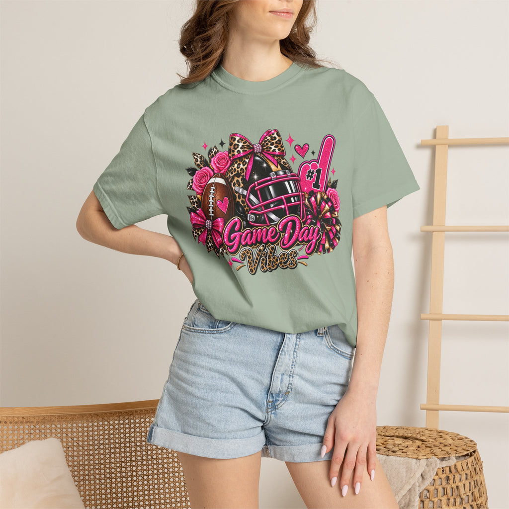 Game Day Pink Football T-Shirt