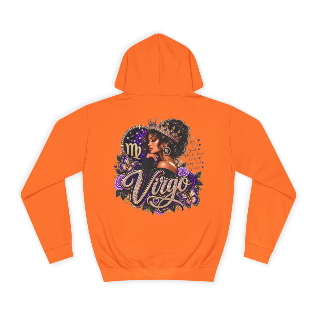 Virgo Zodiac College Hoodie – Astrology Graphic Campus Pullover