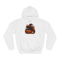 Halloween Pumpkin Witch Hoodie — Cute Spooky Fall College Sweatshirt