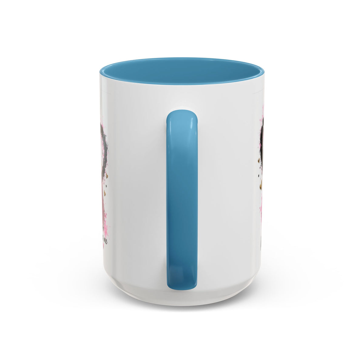 Accent Coffee Mug — "I Am The Prize" Floral Heart Design (11/15oz)
