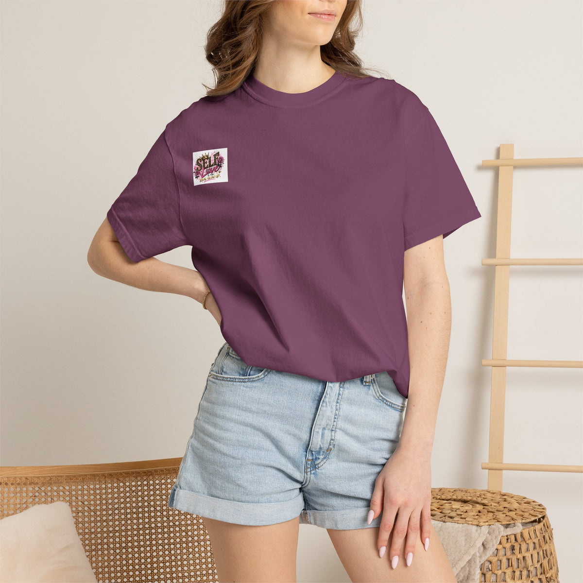 Self Love T-Shirt — "Self Love is the Real Glow Up" Graphic Tee