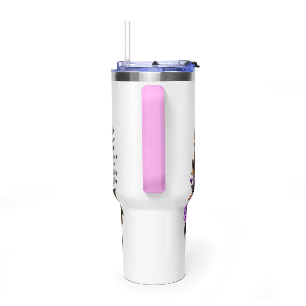 Virgo Zodiac 40oz Thermal Tumbler - Queen Virgo Astrology Travel Mug