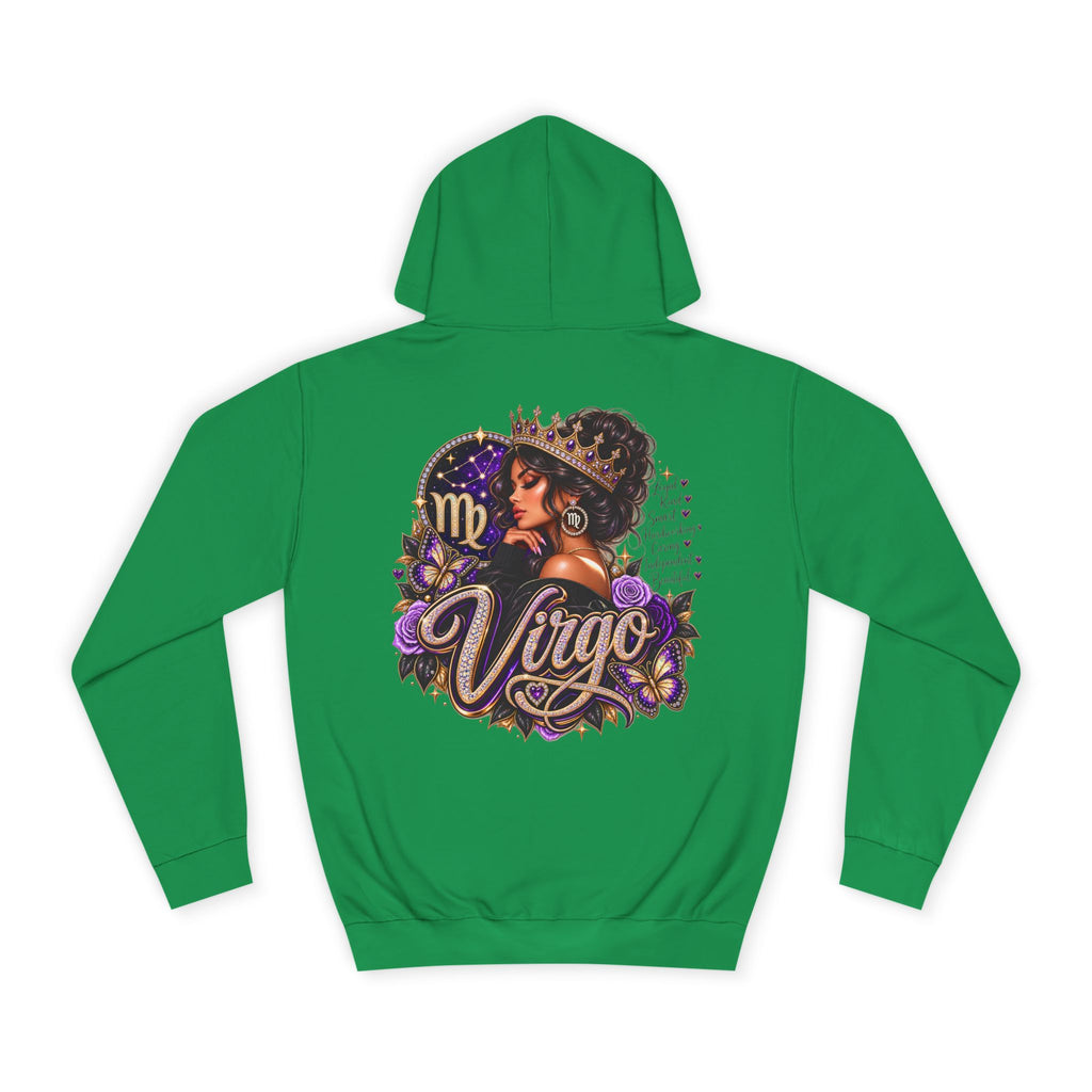 Virgo Zodiac College Hoodie – Astrology Graphic Campus Pullover