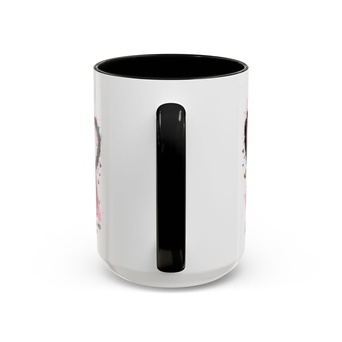 Accent Coffee Mug — "I Am The Prize" Floral Heart Design (11/15oz)