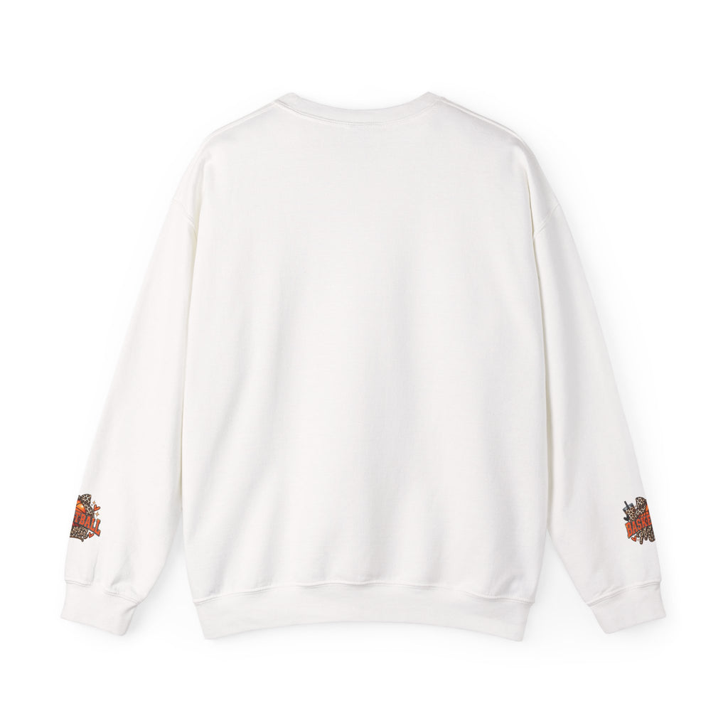 Basketball Leopard Print Crewneck Sweatshirt