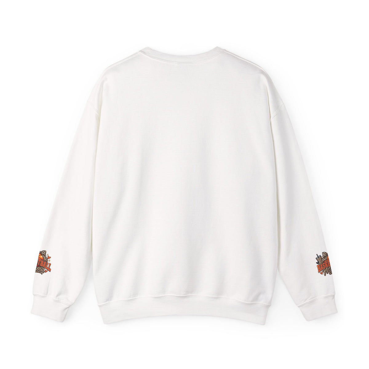 Basketball Leopard Print Crewneck Sweatshirt