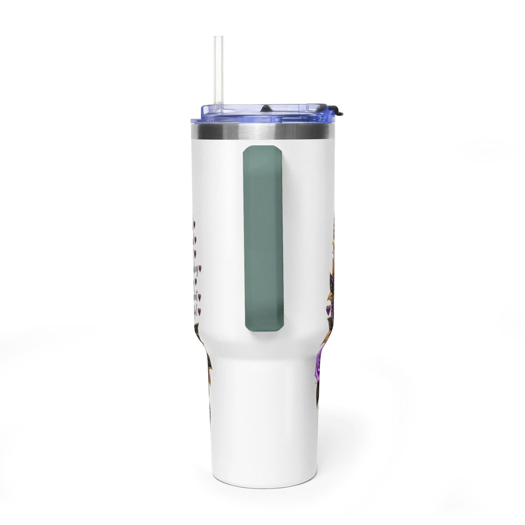 Virgo Zodiac 40oz Thermal Tumbler - Queen Virgo Astrology Travel Mug