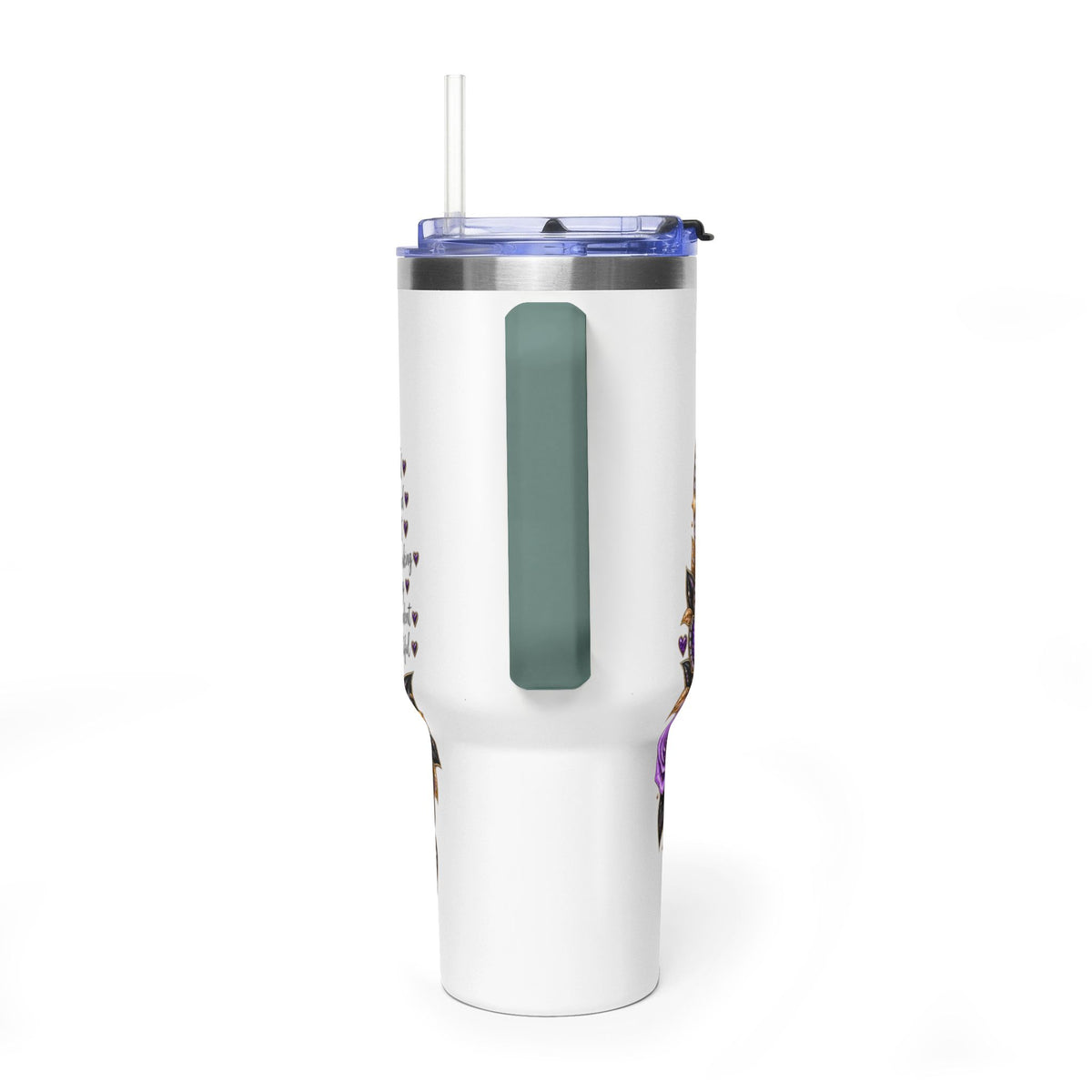 Virgo Zodiac 40oz Thermal Tumbler - Queen Virgo Astrology Travel Mug