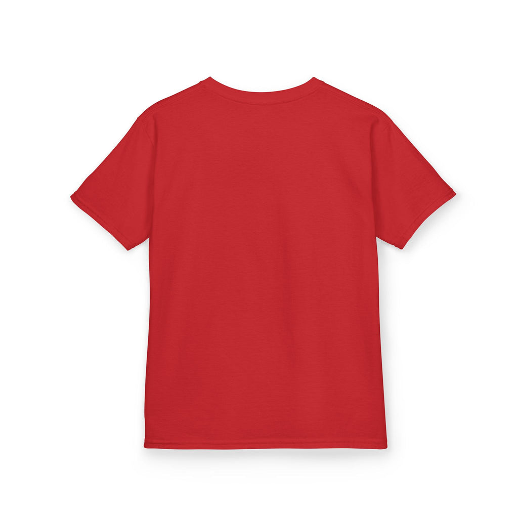 Kids Tee — Halloween Black Cat with Witch Hat & Pumpkins