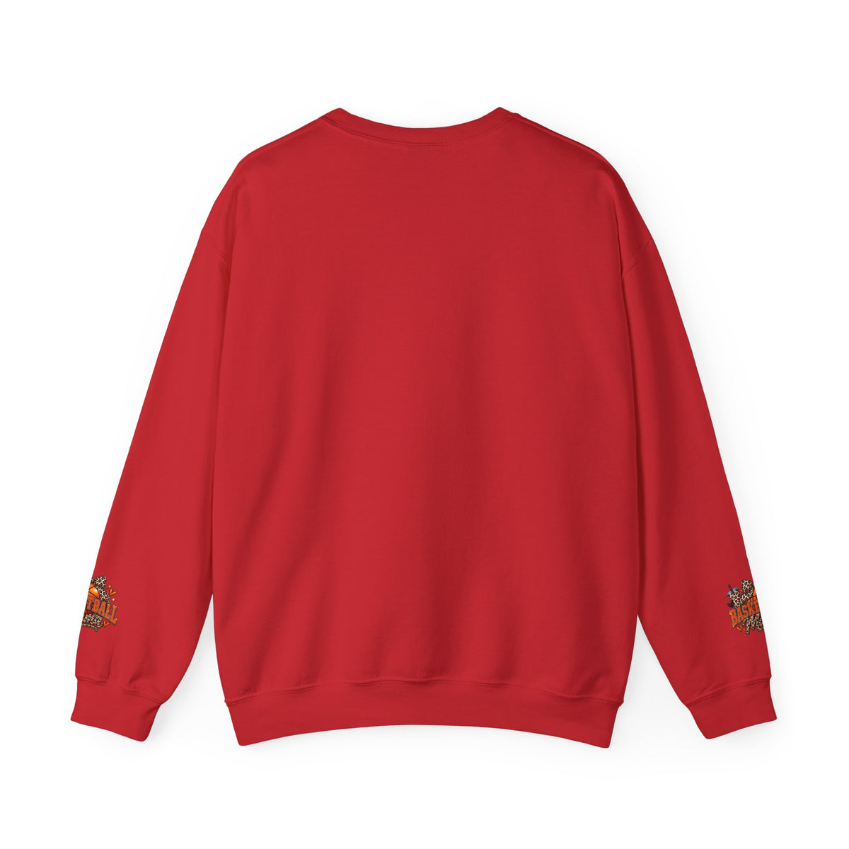 Basketball Leopard Print Crewneck Sweatshirt